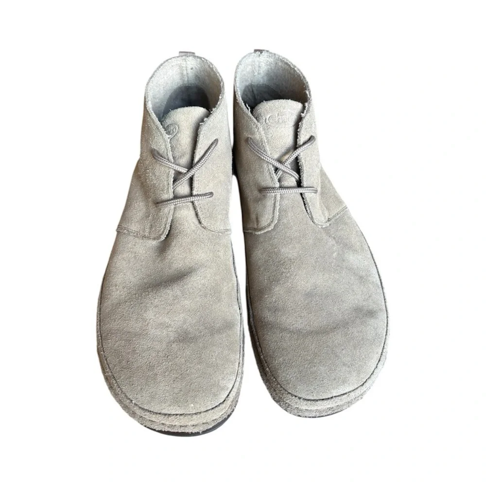 Chaco Men’s suede Chukka boots size 13 Taupe leather lined comfort Luvseat sole
